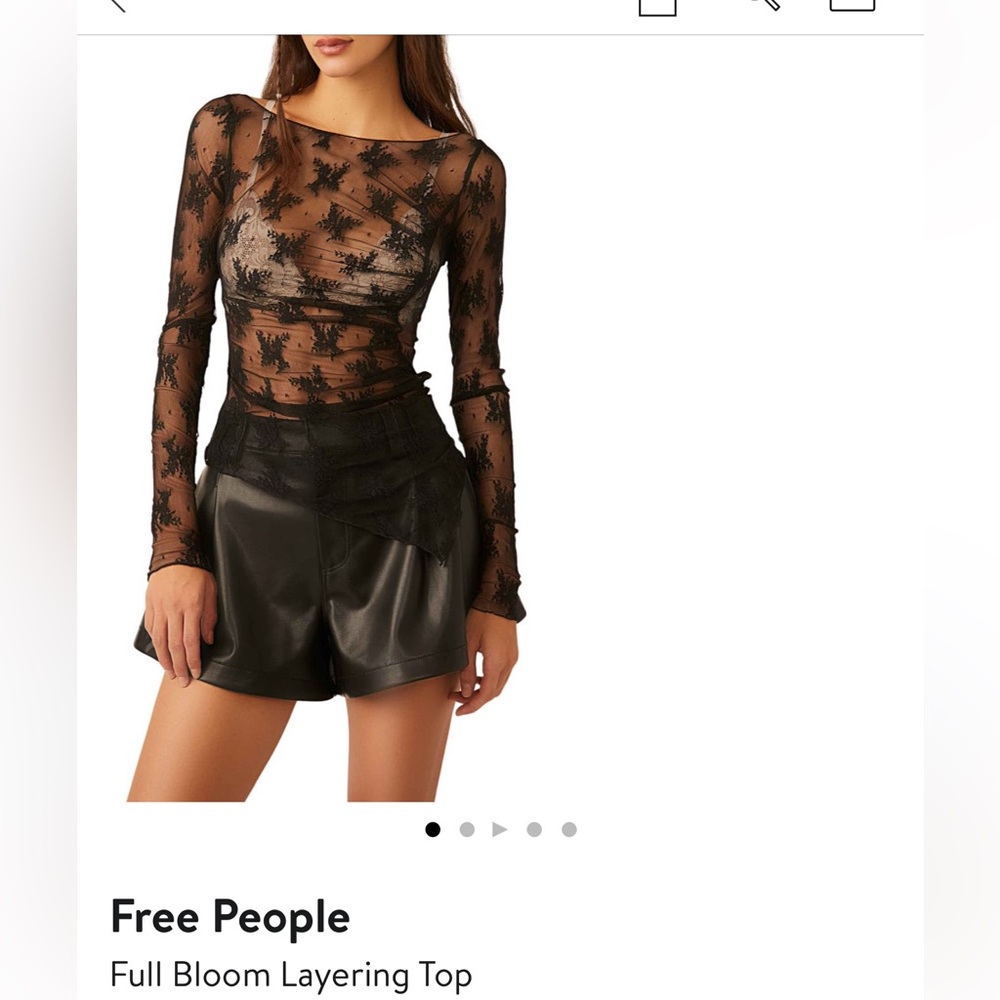 FREE PEOPLE full bloom layering top